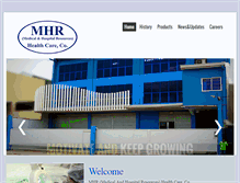 Tablet Screenshot of mhrhealthcare.com